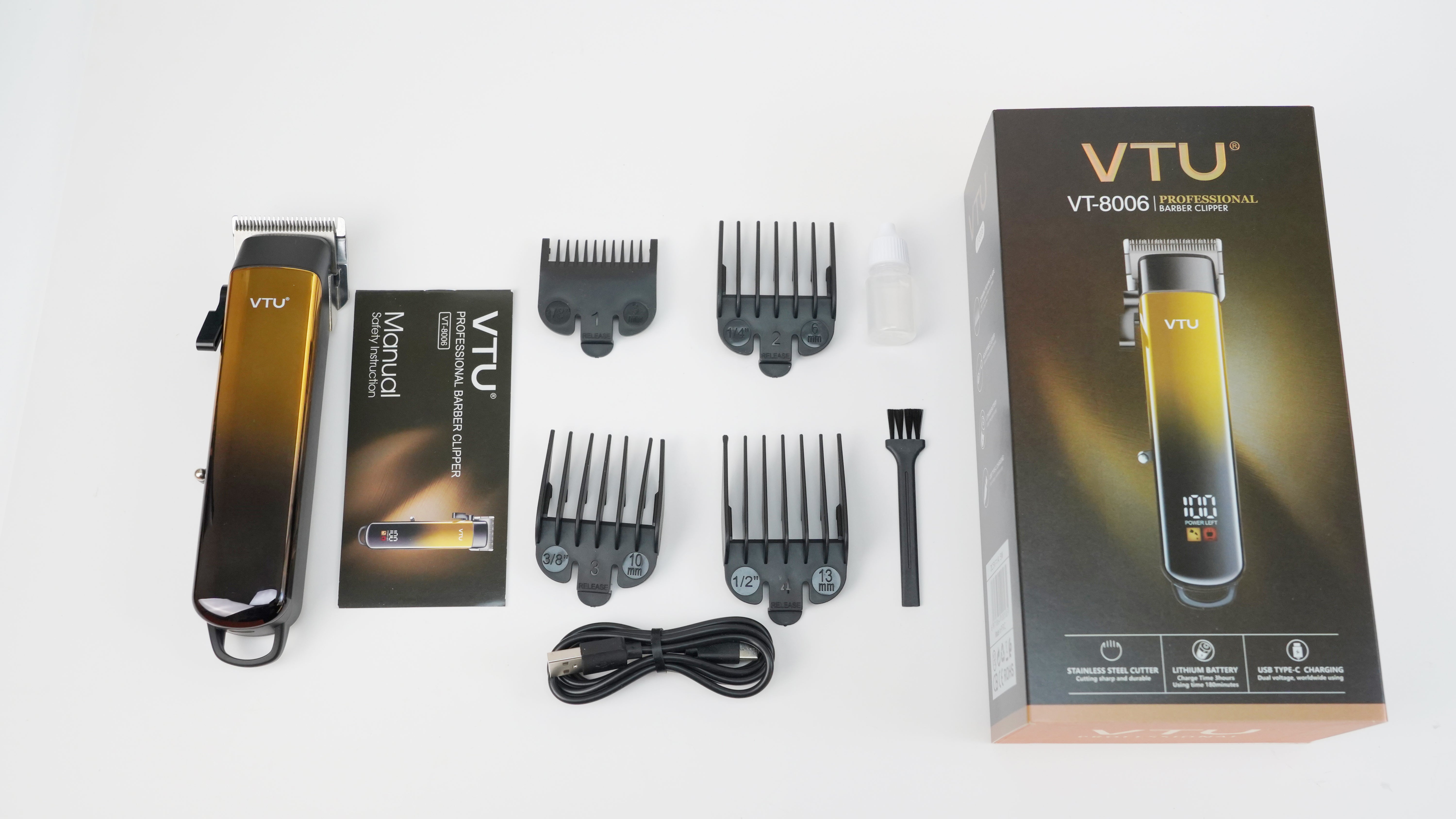 VTU VT-8006 Professional Hair Trimmer for Men