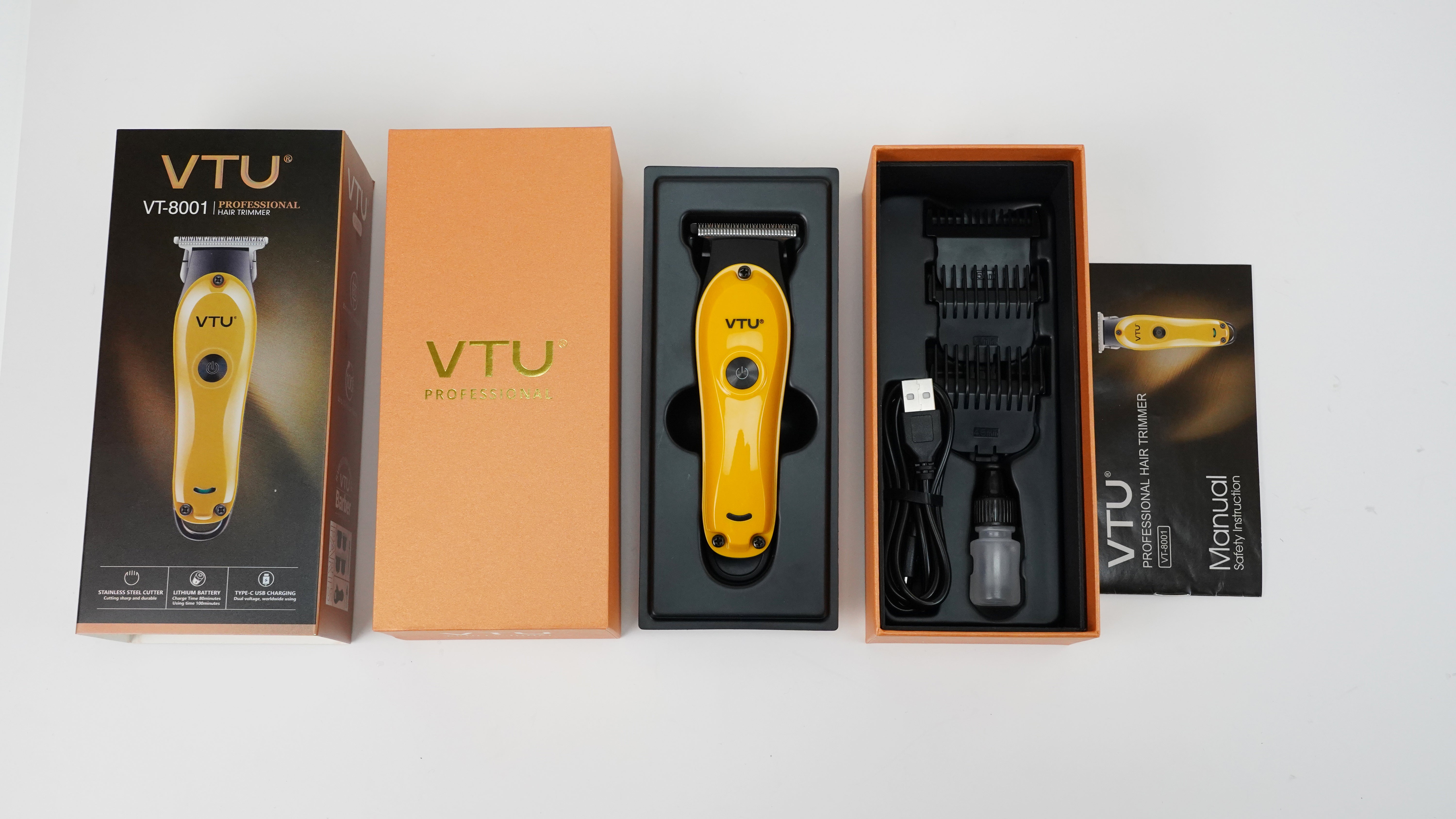 VTU VT-8001 Professional Hair Trimmer for Men