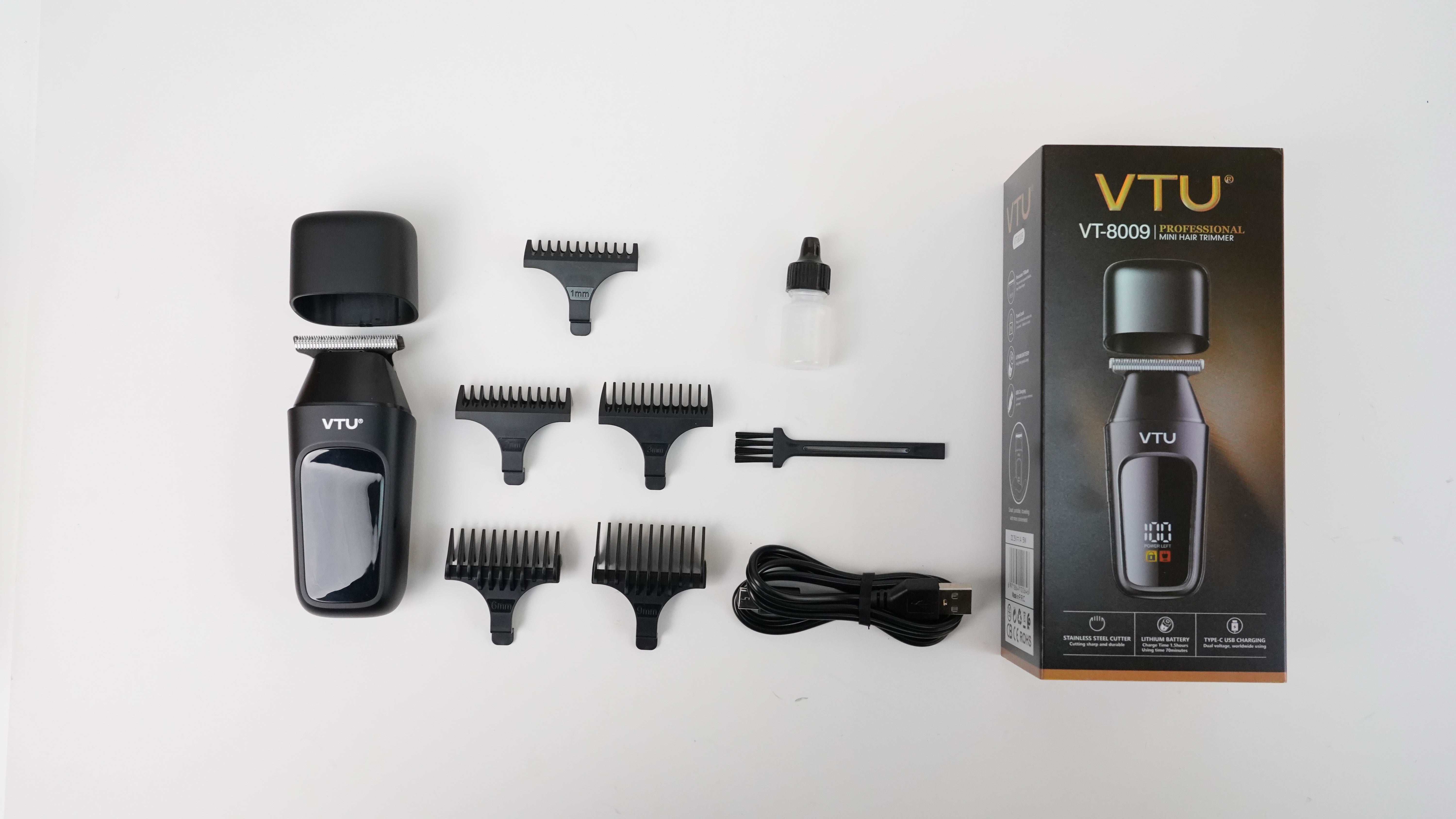 VTU VT-8009 Professional Hair Trimmer for Men