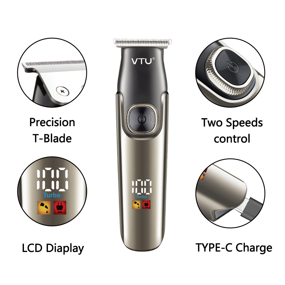 VTU VT-8003 Cordless Hair Trimmer for Men