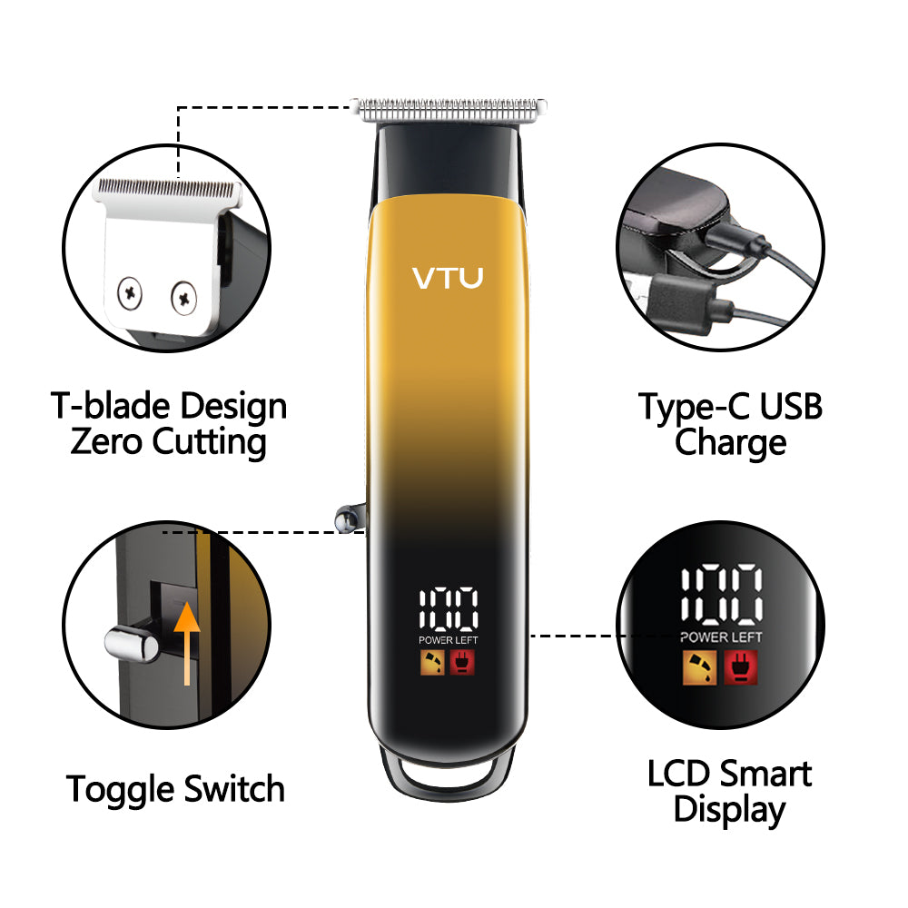 VTU VT-8005 Cordless Hair Trimmer for Men