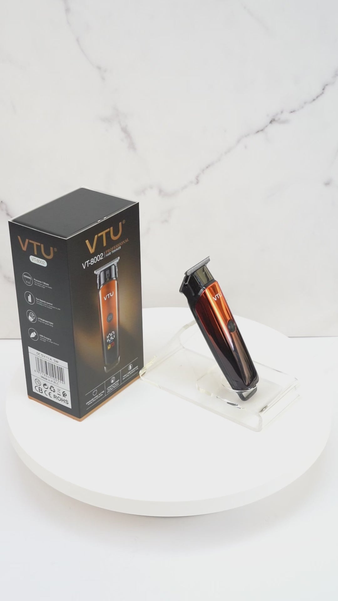 VTU VT-8002 Cordless Hair Trimmer for Men