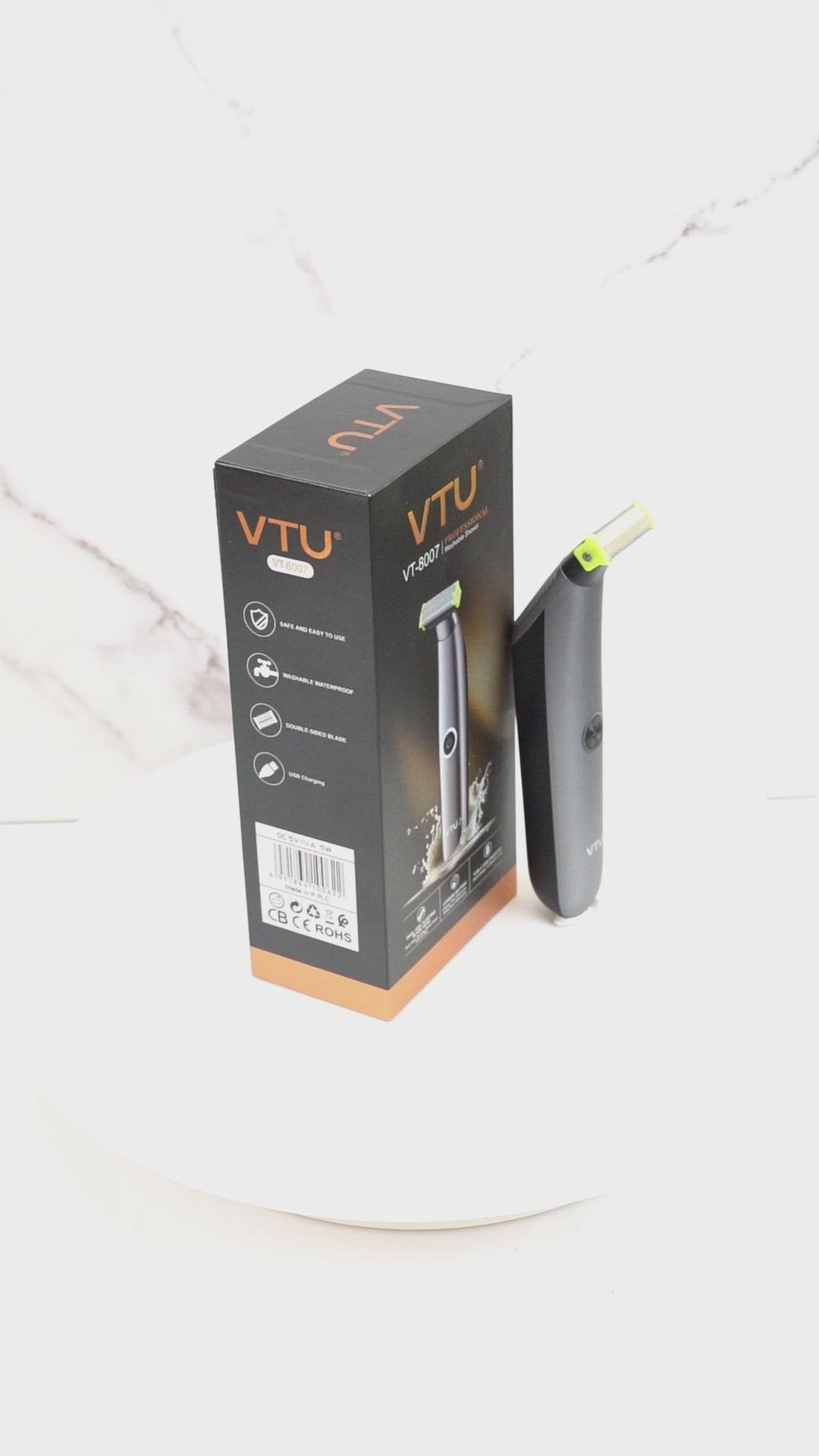 VTU VT-8007 Waterproof Body Groomer