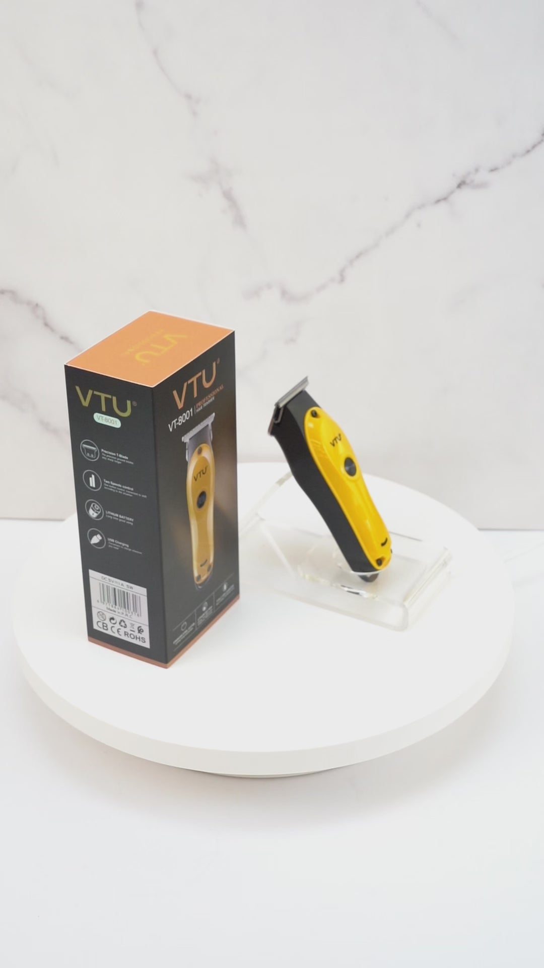 VTU VT-8001 Professional Hair Trimmer for Men