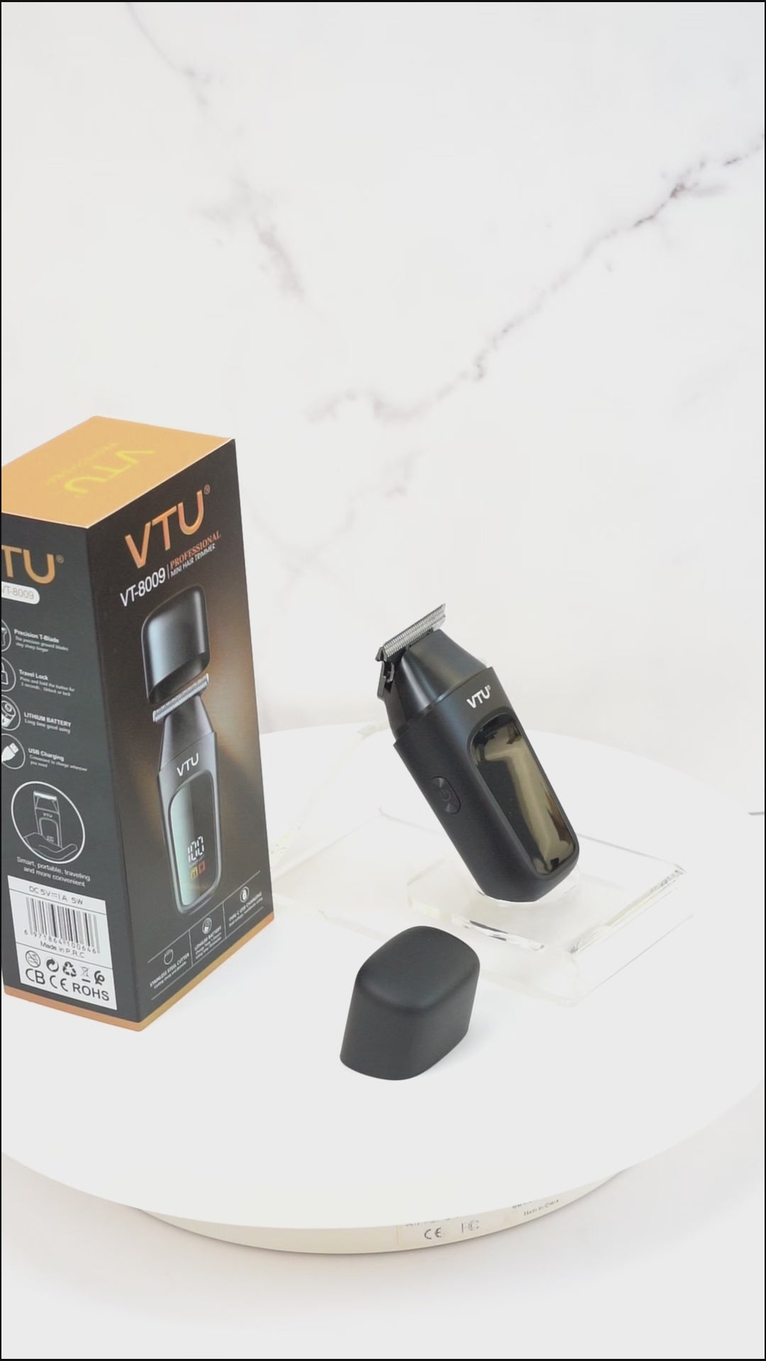 VTU VT-8009 Professional Hair Trimmer for Men