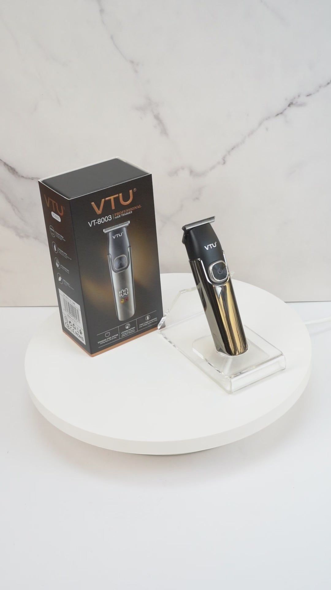 VTU VT-8003 Cordless Hair Trimmer for Men